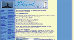 Desktop Screenshot of blessedcause.org